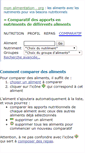 Mobile Screenshot of comparatif.monalimentation.org